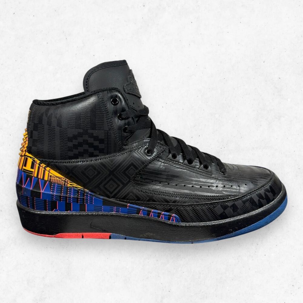 Air Jordan 2 Retro BHM Black History Month Men's 10.5 B07618-007